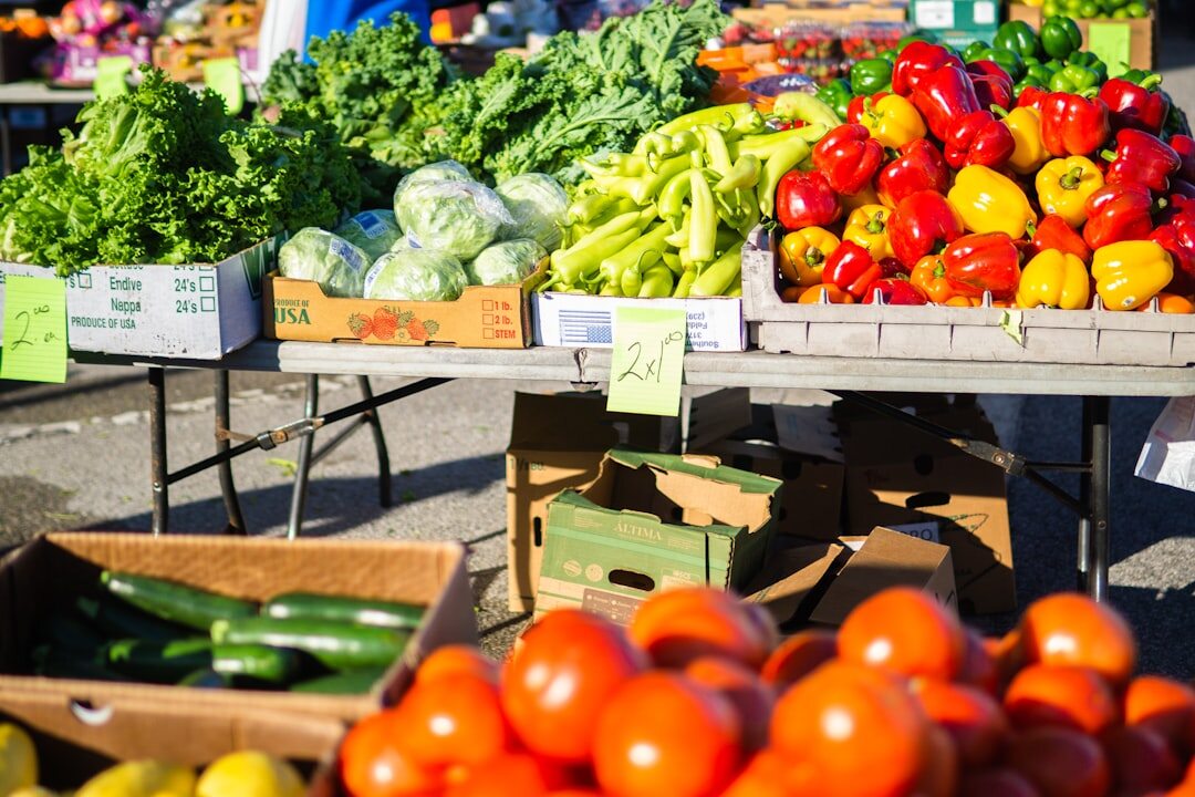 fresh vegetables market