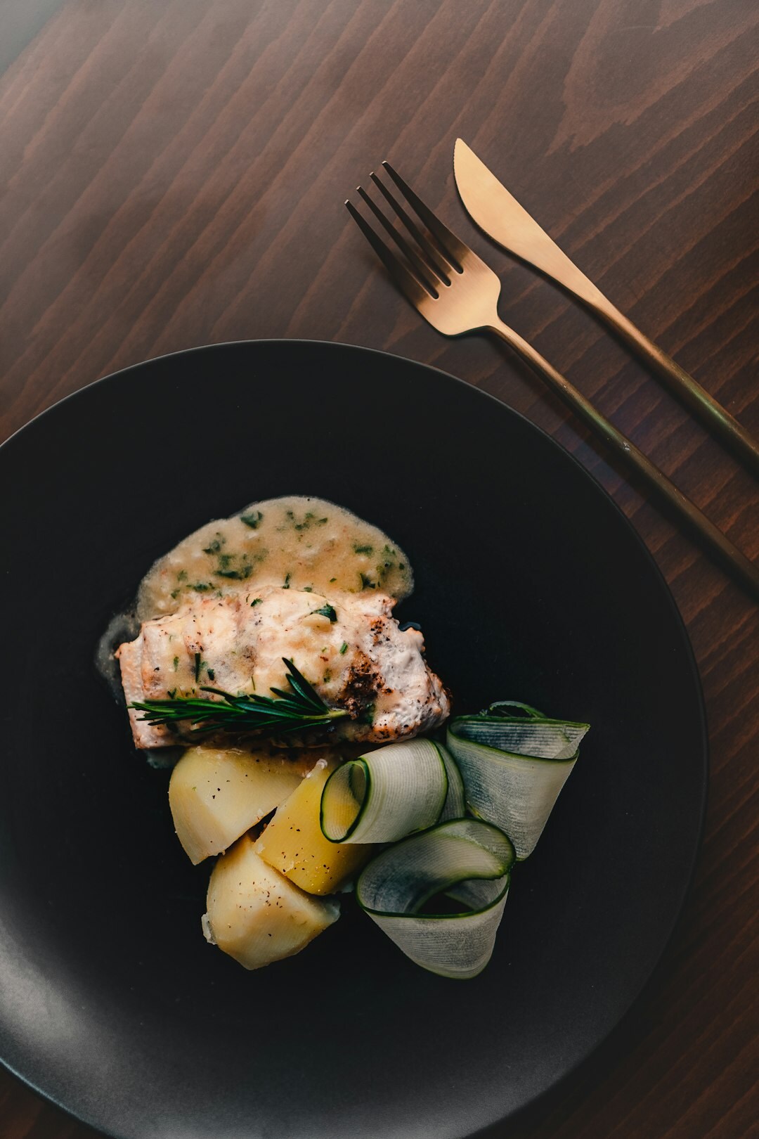 homemade meal plating